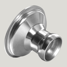 52mm, One-piece, Plain, Carbon Steel Centre - Undrilled